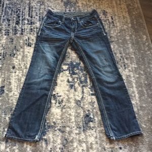 Buckle black jeans